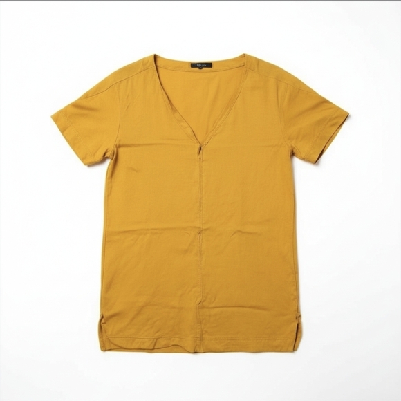 Madewell Mustard Yellow T Shirt Dress Short Sleeve Medium - Great Condition - Picture 1 of 5